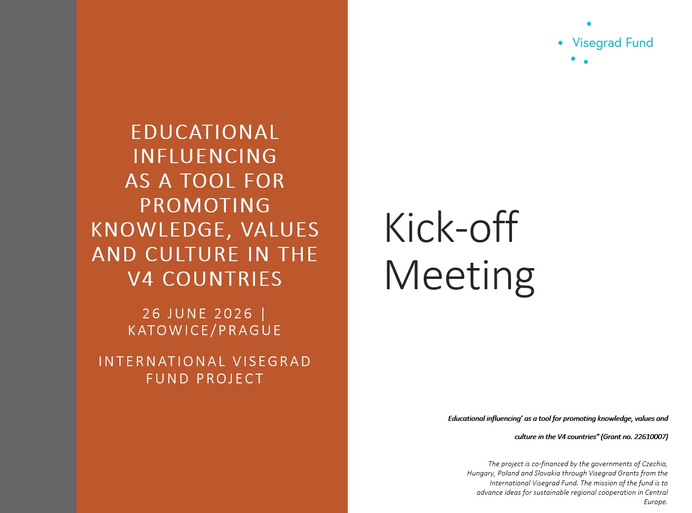 Kick-off Meeting Marks the Official Launch of the Project